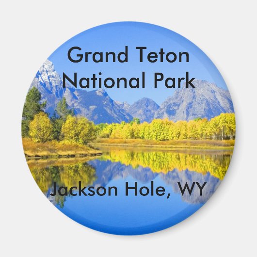 Grand Teton Nationalpark Serie 1 Magnet (Vorne)