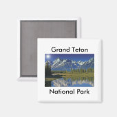 Grand Teton Nationalpark Serie 4 Magnet (Vorderseite/Rückseite)