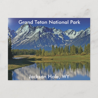 Grand Teton Nationalpark Serie 4 Postkarte