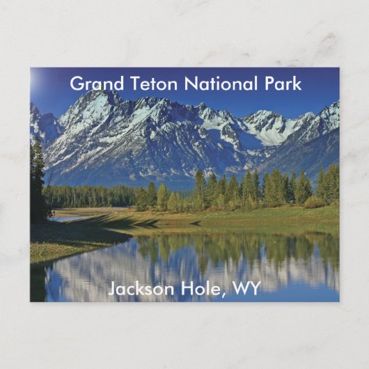 Grand Teton Nationalpark Serie 4 Postkarte (Vorderseite)