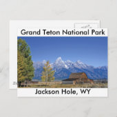 Grand Teton Nationalpark Serie 5 Postkarte (Vorne/Hinten)