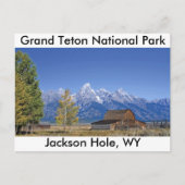 Grand Teton Nationalpark Serie 5 Postkarte (Vorderseite)