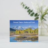Grand Teton Nationalpark Serie 6 Postkarte (Stehend Vorderseite)