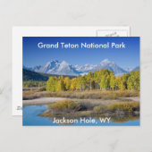 Grand Teton Nationalpark Serie 6 Postkarte (Vorne/Hinten)