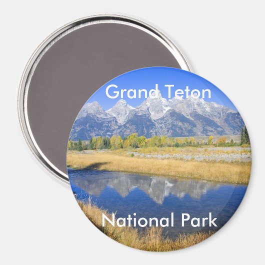 Grand Teton Nationalpark Serie 7 Magnet (Vorderseite/Rückseite)