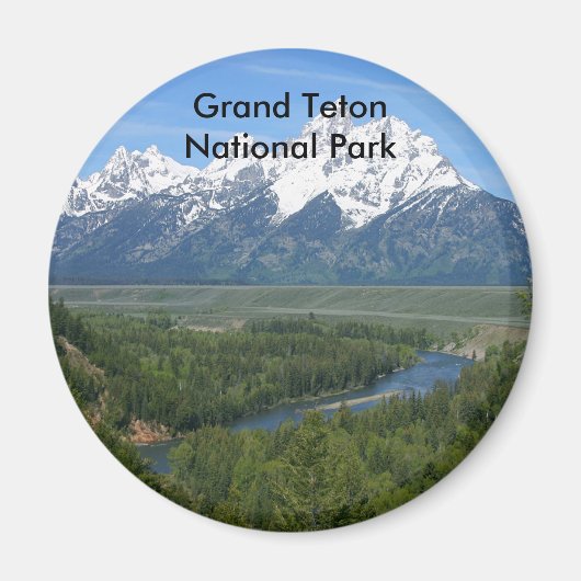 Grand Teton Nationalpark Serie 8 Magnet (Vorne)