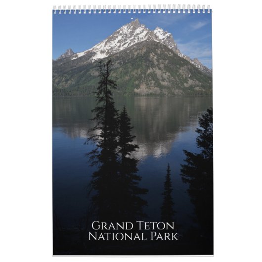 Grand Teton Nationalpark Souvenir Kalender (Titelbild)