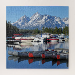 Grand Teton Nationalpark Spiegeluniversum Puzzle