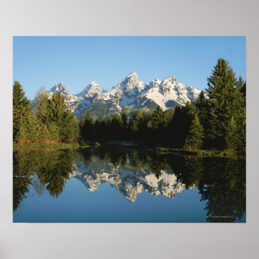 Grand Teton Nationalpark, Teton Range, Wyoming, Poster (Vorne)