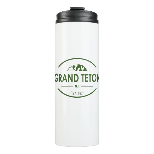 Grand Teton Nationalpark Thermosbecher (Vorderseite)