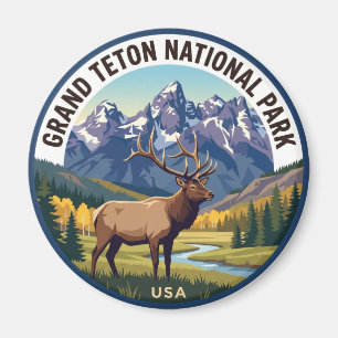 Grand-Teton-Nationalpark USA Magnet