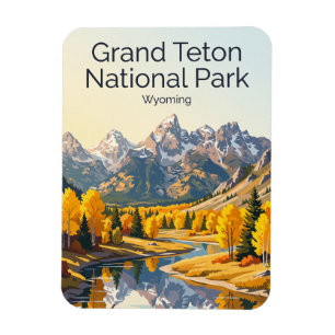 Grand-Teton-Nationalpark USA Magnet