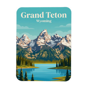Grand-Teton-Nationalpark USA Magnet