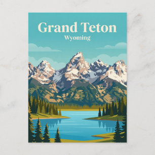 Grand-Teton-Nationalpark USA Postkarte