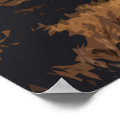 Grand Teton Nationalpark Vintage Poster (Ecke)