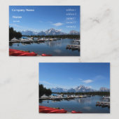 Grand Teton Nationalpark Visitenkarte (Vorne/Hinten)