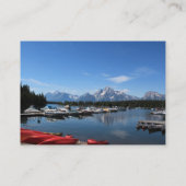 Grand Teton Nationalpark Visitenkarte (Rückseite)