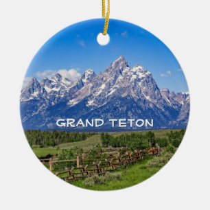 Grand-Teton-Nationalpark, Wyoming Keramik Ornament