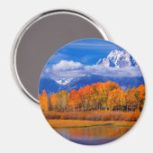 Grand Teton Nationalpark | Wyoming Magnet (Vorderseite/Rückseite)