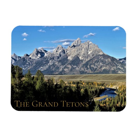 Grand Teton Nationalpark Wyoming Magnet (Horizontal)