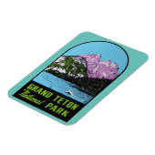 Grand Teton Nationalpark, Wyoming Magnet (Linke Seite)
