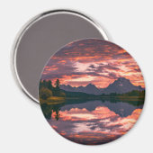 Grand Teton Nationalpark, Wyoming Magnet (Vorderseite/Rückseite)