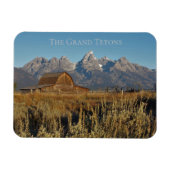 Grand Teton Nationalpark Wyoming mit Barn Magnet (Horizontal)