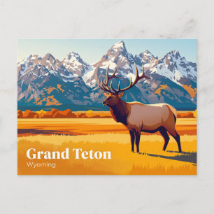 Grand-Teton-Nationalpark Wyoming Postkarte