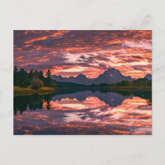 Grand Teton Nationalpark, Wyoming Postkarte (Vorderseite)