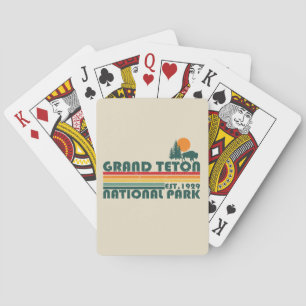 Grand-Teton-Nationalpark Wyoming Spielkarten