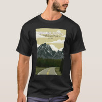 Grand Teton Nationalpark Wyoming Straße Vintage