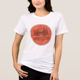 Grand-Teton-Nationalpark Wyoming Tri-Blend Shirt