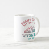 Grand Teton Nationalpark Wyoming USA Gradient Kaffeetasse (VorderseiteRechts)