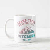Grand Teton Nationalpark Wyoming USA Gradient Kaffeetasse (Links)