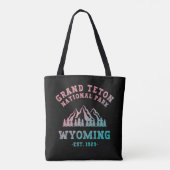 Grand Teton Nationalpark Wyoming USA Gradient Tasche (Rückseite)