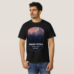 Grand Teton Nationalpark Wyoming USA Hiker Camper T-Shirt