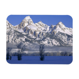 GRAND-TETON-NATIONALPARK, WYOMING. USA. Nebel & Magnet