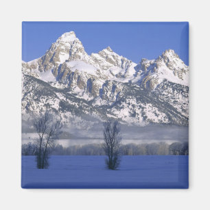 GRAND-TETON-NATIONALPARK, WYOMING. USA. Nebel & Magnet