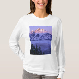 GRAND TETON NATIONALPARK, WYOMING. USA. Nebel & T-Shirt