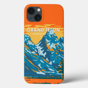 Grand Teton Nationalpark Wyoming Vintag Case-Mate iPhone Hülle