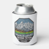 Grand Teton Nationalpark Wyoming Vintag Dosenkühler (Kanne Vorderseite)