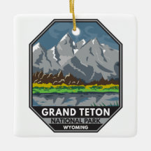 Grand Teton Nationalpark Wyoming Vintag