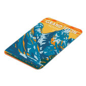 Grand Teton Nationalpark Wyoming Vintag Magnet (Linke Seite)