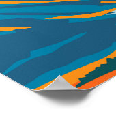 Grand Teton Nationalpark Wyoming Vintag Poster (Ecke)