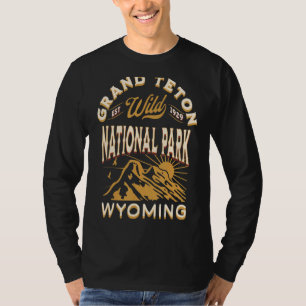 Grand Teton Nationalpark Wyoming Wandern neben dem T-Shirt