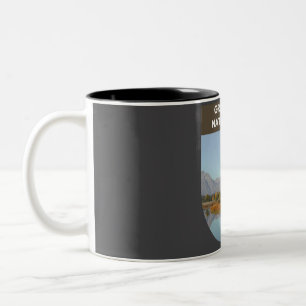 Grand Teton Nationalpark - Wyoming Zweifarbige Tasse