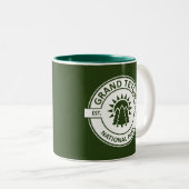 Grand Teton Nationalpark Zweifarbige Tasse (VorderseiteRechts)