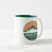 Grand Teton Nationalpark Zweifarbige Tasse (VorderseiteRechts)