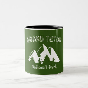 Grand Teton Nationalpark Zweifarbige Tasse