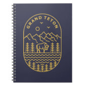 Grand Teton Notizblock (Vorderseite)